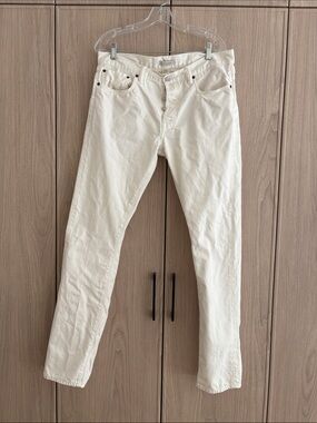 Men’s Suitsupply Cream Slim Straight Jeans